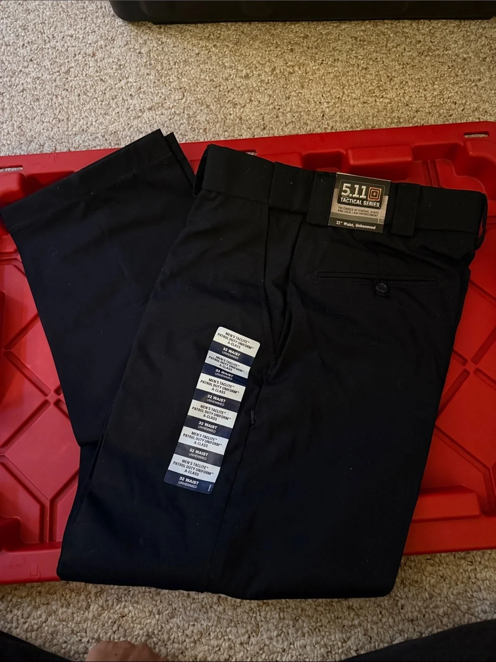 NWT 5.11 Tactical Men’s Taclite PDU Class A Pants 32 Unhemmed